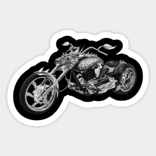 Dragon motorcycle Sticker